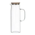 thumbnail image 1 of PENGXIANG Pitcher Glass Lid Water Lid Small Lids Cork Carafe Pitchers Pitcher Quart Beverage Ceramic Large 2Tea, 1 of 6