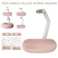thumbnail image 3 of Kindle Holder With Bowl for Reading in Bed, Kindle Stand With Snack Holder Kindle Pillow Stand Adjustable Phone Holder Tablet Pillow Stand Fuzzy Bowl Kindle Holder With Detachable Bowl, 3 of 8
