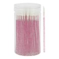 thumbnail image 1 of Unique Bargains 100 Pcs Brosse à Lèvres Jetable pour Vacances Rose Rouge Flocage Plastique, 1 of 5