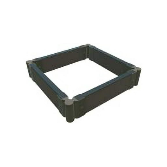 WEATHERED WOOD (2ft): 2 X 2 X 5.5' GARDEN RAISED BED - 2" PROFILE