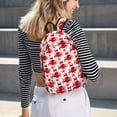 thumbnail image 5 of Lsque Octopus Pattern Canvas Daypack, Durable Backpack, High-quality Versatile Backpack,Vintage Compact Backpack-Medium, 5 of 6