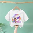 thumbnail image 3 of Camiseta de cumpleaños de casas de muñecas Gabbys, camiseta con número para niños, camisetas de manga corta para niños, Tops con estampado de dibujos animados, ropa para niños pequeños, 3 of 5