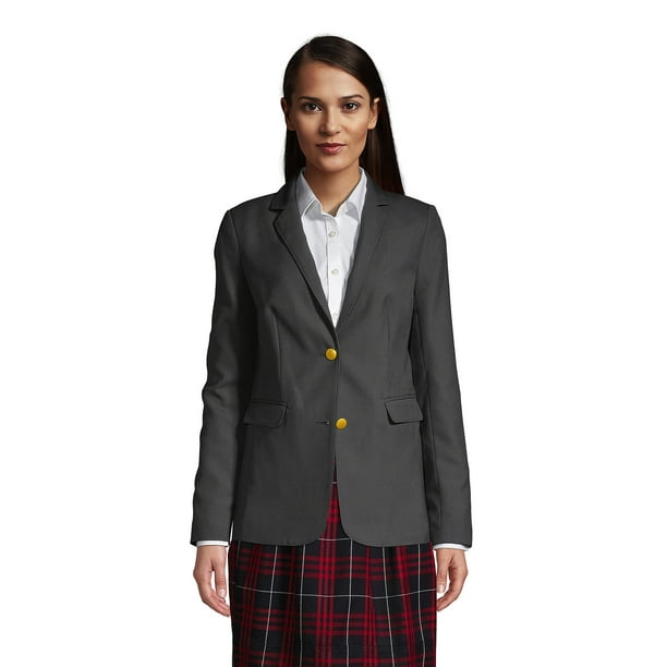Lands' End School Uniform Women's Hopsack Blazer