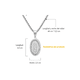 thumbnail image 3 of Collar de la Virgen de Guadalupe Acero Inoxidable PLATA, 3 of 3