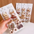 thumbnail image 2 of Accesorios para el cabello para niña, bandas para el pelo para niña, lazos con pompón, lazo elástico de princesa para bebé, diademas infantiles Kawaii dulces, 10 piezas, 2 of 5