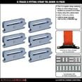 thumbnail image 2 of Snap-Loc SLAEI6 E-Fitting for 2 in. Straps & Connects to E-Track - Zinc Plated, Pack of 6, 2 of 3