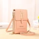 thumbnail image 1 of Carteras de cuero suave para mujer, monedero para teléfono móvil con pantalla táctil, bolso cruzado con correa para el hombro, bolsos baratos para mujer, 1 of 4