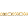thumbnail image 3 of 10K Yellow Gold chain Figaro Concave 20 in 8.75 mm, 3 of 5