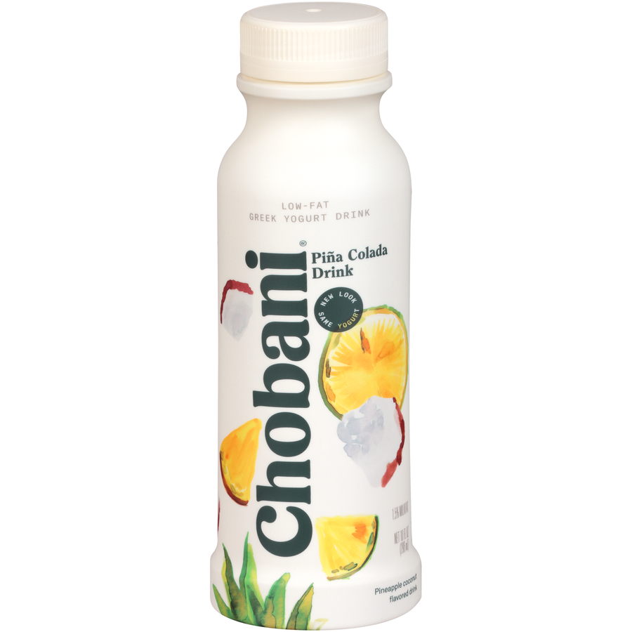 Chobani Low Fat Pina Colada Greek Yogurt Drink, 10 Fl.Oz.