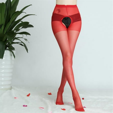 

Pxiakgy lingerie for women Women Lingerie Stocking Mesh Underwear Red + One size