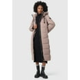 thumbnail image 5 of Marikoo Women's Calf-Length Quilted Fall & Winter Coat - Detachable Hood - Nadeshikoo XVI, 5 of 9