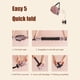 thumbnail image 4 of Bolsa de supermercado portátil plegable impermeable ecológica para viajes de compras B Ndcxsfigh Libre de BPA, 4 of 6