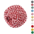 thumbnail image 4 of fastboy Cotton Thread Weave Socks Clothes Hats Clothing Practicing Prop Sewing Rope Multicolored 100 Meters for Beginners DIY Ropes red + white, 4 of 8