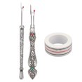 thumbnail image 2 of 2pcs Retro Seam Remover, Exquisite DIY Hand Stitch Remover, Quickly Remove Thread With Sewing Position Tape For Needlework, 2 of 8