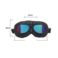 thumbnail image 3 of Amdohai Lunettes de Moto Rétro Lunettes de Moto Scooter Protection des Yeux Anti-Poussière, 3 of 8