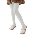 thumbnail image 5 of Diufon Legging Pant for Girls Tights Fall Winter Warm Knitted Pantyhose for Kids Thickened Solid Color Long Stockings, 5 of 7