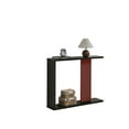 thumbnail image 3 of Kings Brand Furniture Indio Side Console Table - Aesthetic Sofa Table (Black with Red), 3 of 6