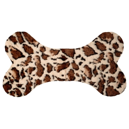 Bessie and Barnie Deluxe Extra Plush Faux Fur Giraffe Pet Dog Luxury Bone Toy Pillow