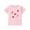 A02/Pink, variant on Favoffer Summer Unisex Kids Multicolor Cartoon/Ice-Cream/Strawberry Graphic Tee Round Neck Short Sleeve Loose Fit Fun Top Casual Travel Home Play 2-10Y