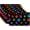 Colorful Dog Cat Paws, variant on Colorful Flowers Placemats Set of 6,Floral Washable Kitchen Dining Linen Table Mats for Home Party Dinner Indoor Outdoor 12x18Inch