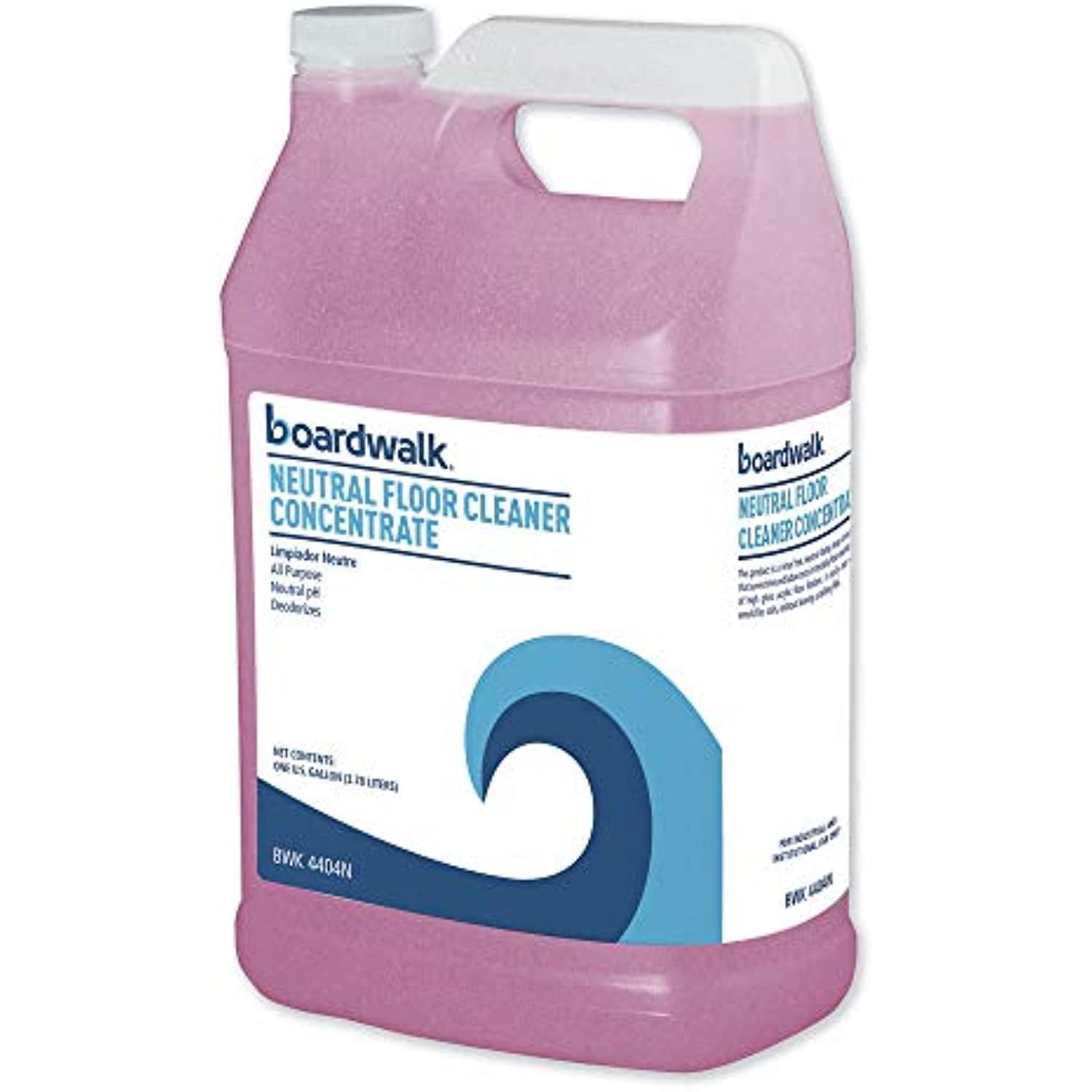 Boardwalk Bwk4404nea 1 Gallon Bottle Lemon Scent Neutral Floor Cleaner Concentrate