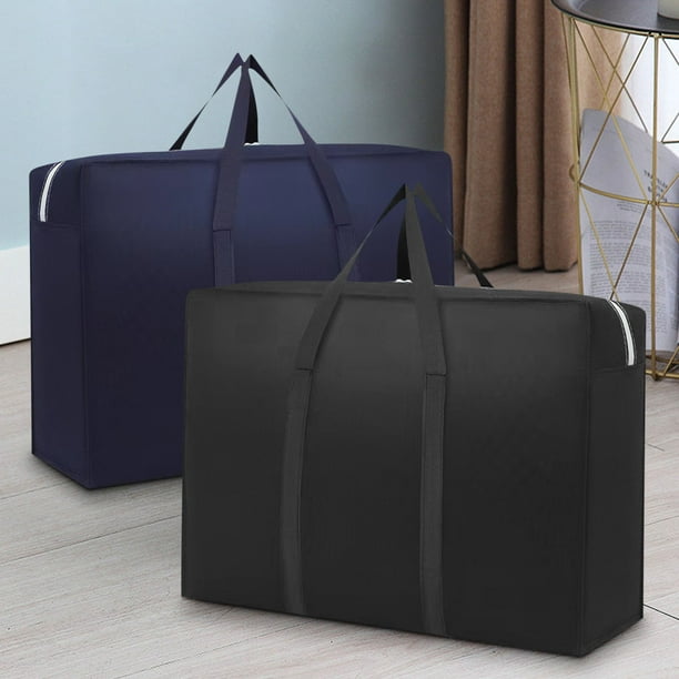 Bolsa de Almacenamiento Plegable - Organizador de Viaje de Alta Capacidad con Diseño Engrosado para Mudanzas, Camping y Ahorro de Espacio En El Armario | 50 X 30 X 25 Cm