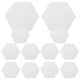 thumbnail image 1 of 12 piezas de azulejos hexágono espejos acrílicos espejos pegatinas espejo espejo para la sala de estar dormitorio, 1 of 5