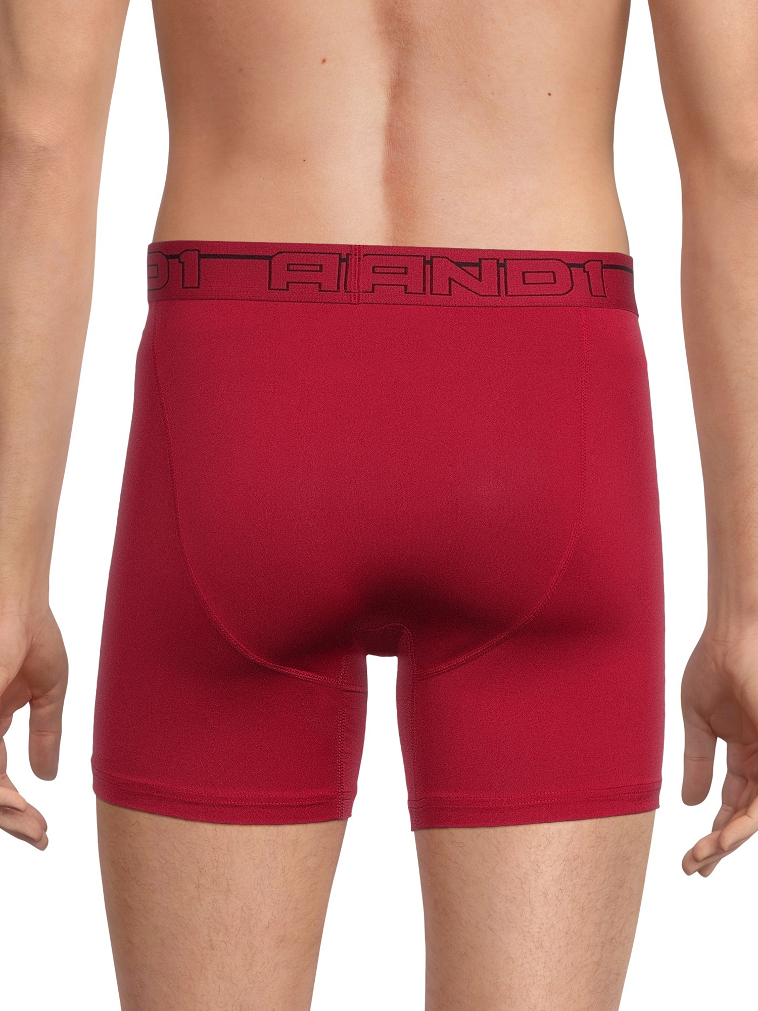 AND1 Men's Pro Platinum Boxer Brief, Blue, 6-Pack photo 6