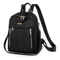 thumbnail image 2 of Mochila Xtellar Negra Mujer Impermeable de Nailon 15L Antirrobo con 10 Bolsillos, 2 of 3