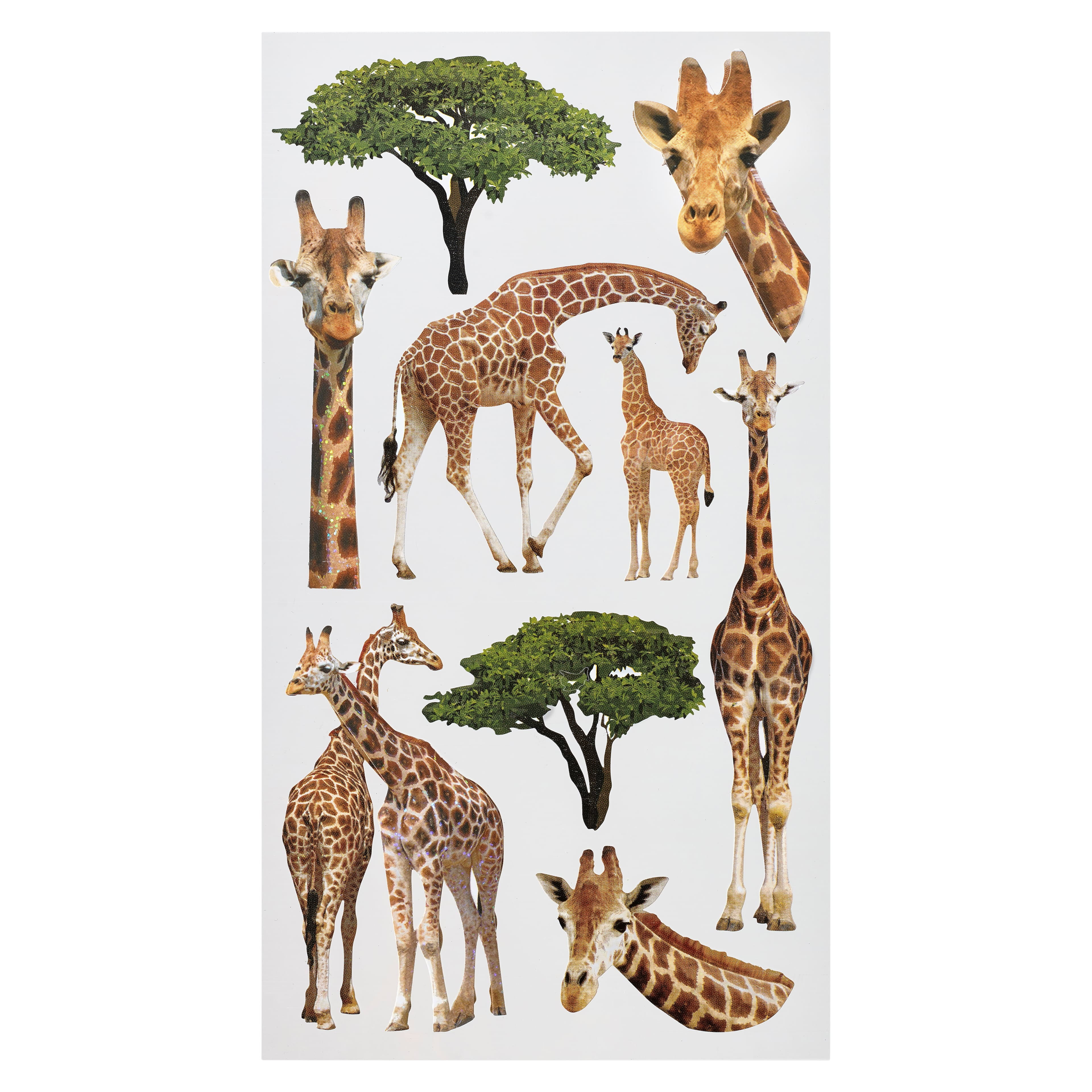 Recollections Giraffe Stickers, 12 Pack