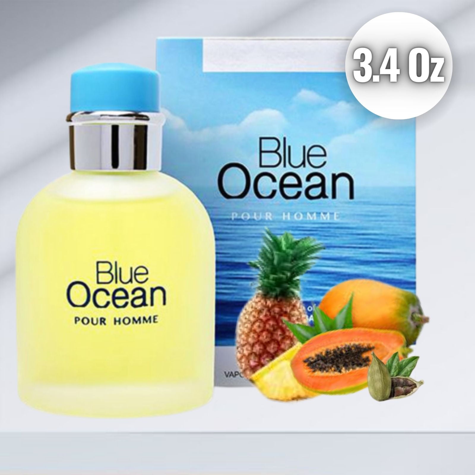 Neo Parfum de voiture , Parfum de voiture – Ocean/ Blauw – 4x pack