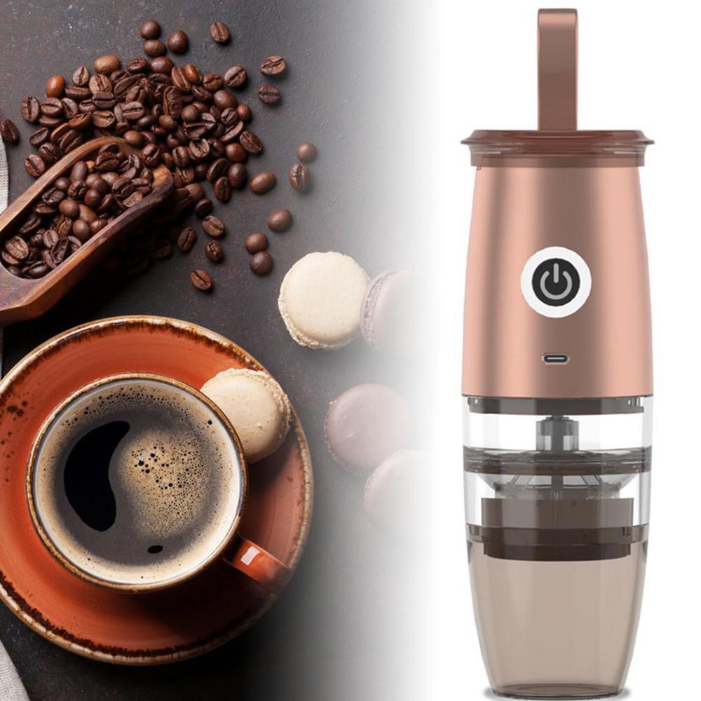 Portable Coffee Grinder, Electric and Manual 2-in-1 Café Grind with 5 –  marjan nyc inc