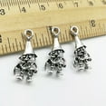 thumbnail image 5 of U8MO 10/30pcs old man antique silver charms pendants jewelry DIY finding 23*10mm-30pcs, 5 of 9