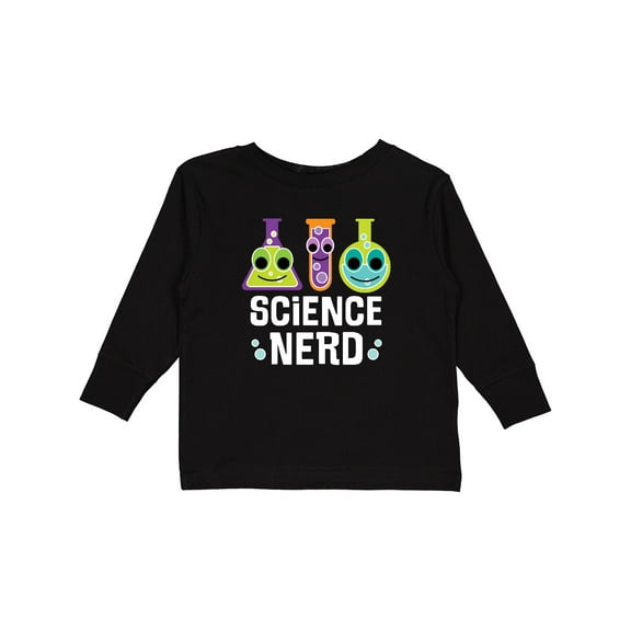 Inktastic Science Nerd Chemistry Boys or Girls Long Sleeve Toddler T-Shirt