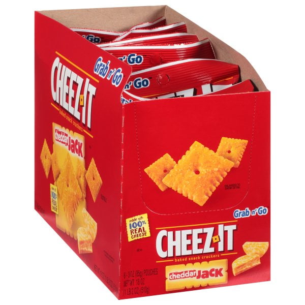 Cheezit Cheddar Jack Baked Snack Crackers Multipack Chile Ubuy