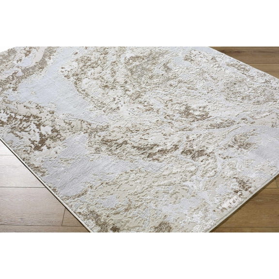 BoutiqueRugs Kaleo Contemporary Area Rug - Tan, Mustard, Beige - 2' x 2'11"