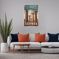 thumbnail image 5 of Retro Baobab Avenue Motivational Poster Inspirational Vintage Travel Wall Art for Study Office Living Room Decor Print Poster, 5 of 8