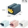 thumbnail image 5 of Exprimidor de tubo rodante de pasta de dientes, dispensador de pasta de dientes para baño, soporte manual para pasta de dientes, guarda pasta de dientes, crema, etc. (azul, azul marino) TUNC Sencillez, 5 of 5