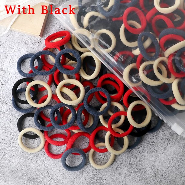 50/100 Uds. Diadema para niños de 3cm, gomas para el pelo de colores sólidos de alta elasticidad, diademas para bebés, accesorios para el cabello, soporte para regalos