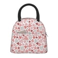 thumbnail image 1 of Balery Hand Drawn Hearts Bolsa de Almuerzo para Mujeres, Caja de Almuerzo, Bolsa de Almuerzo Pequeña Impermeable, Tote de Almuerzo Reutilizable con Gran Capacidad, 1 of 6