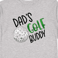 thumbnail image 4 of Inktastic Dad's Golf Buddy with Golf Ball Boys or Girls Long Sleeve Toddler T-Shirt, 4 of 5