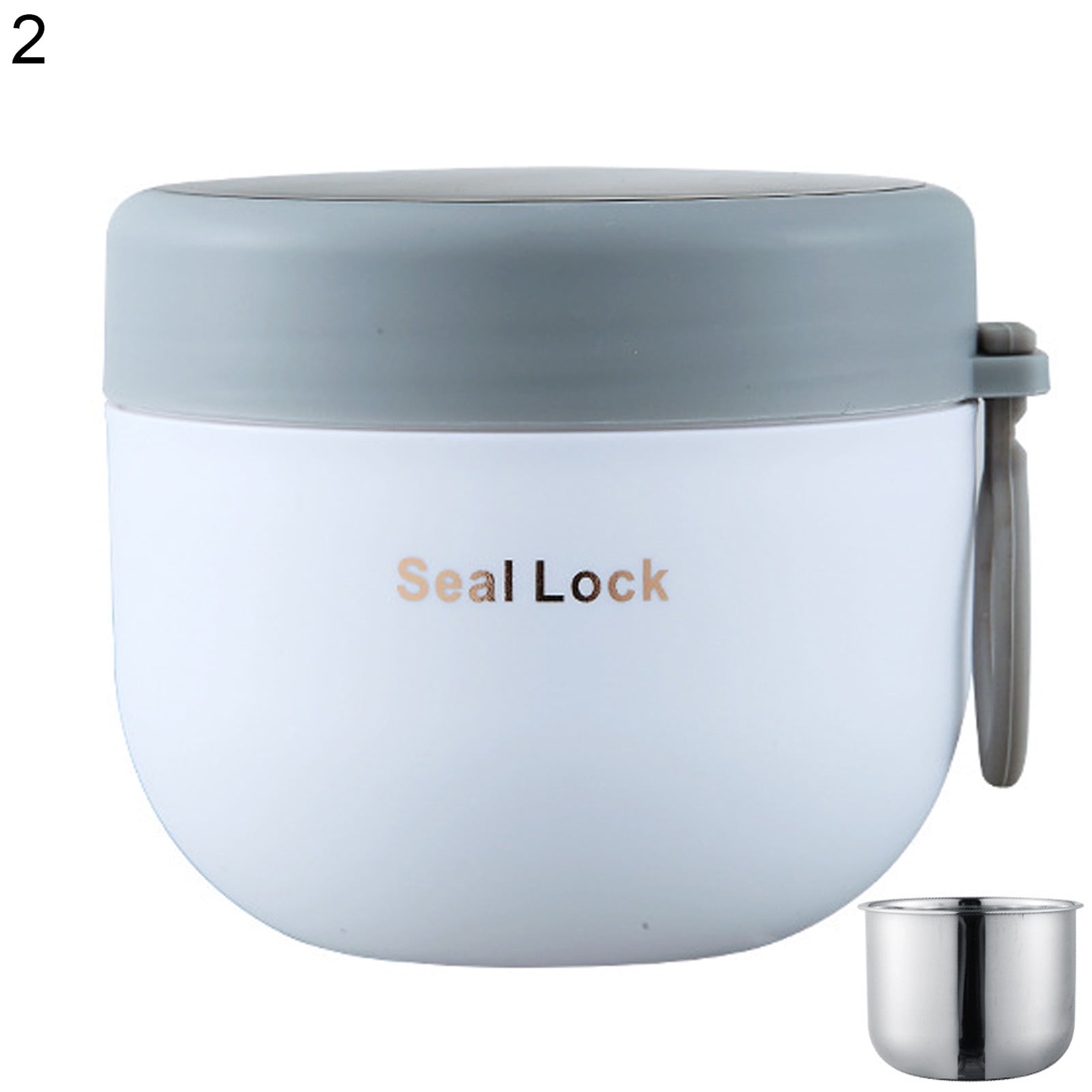 Jolly Leak Proof for Kids Adult School Office Outdoor Lunch Container with  Handle Insulated Food Jar Keep Food Warm Wide Mouth Soup Container  Stainless Steel,1000ml 