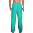 thumbnail image 3 of Daiia Turquoise Light Blue Men's Sleep Pant with Pockets and Drawstring,Pajama Pants-Large, 3 of 9