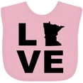 thumbnail image 3 of Inktastic Love Minnesota Boys or Girls Baby Bib, 3 of 4