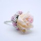 thumbnail image 2 of XmhyTop Ramos de boda, rosas de seda perlada, ramo de novia para dama de honor, flores artificiales falsas para bodas, fiestas e iglesias (azul), 2 of 4
