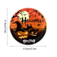 thumbnail image 4 of Qocolhg 10Pcs Halloween Paper Plates 7 Inch Pumpkin Disposable Plates Orange Decorative Dinner Plates for Party Supplies Table Decor, 4 of 6