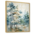 thumbnail image 2 of Designart "Pine Tree captivate Forest II" Landscape & Nature Floater Framed Wall Art Print, 2 of 7