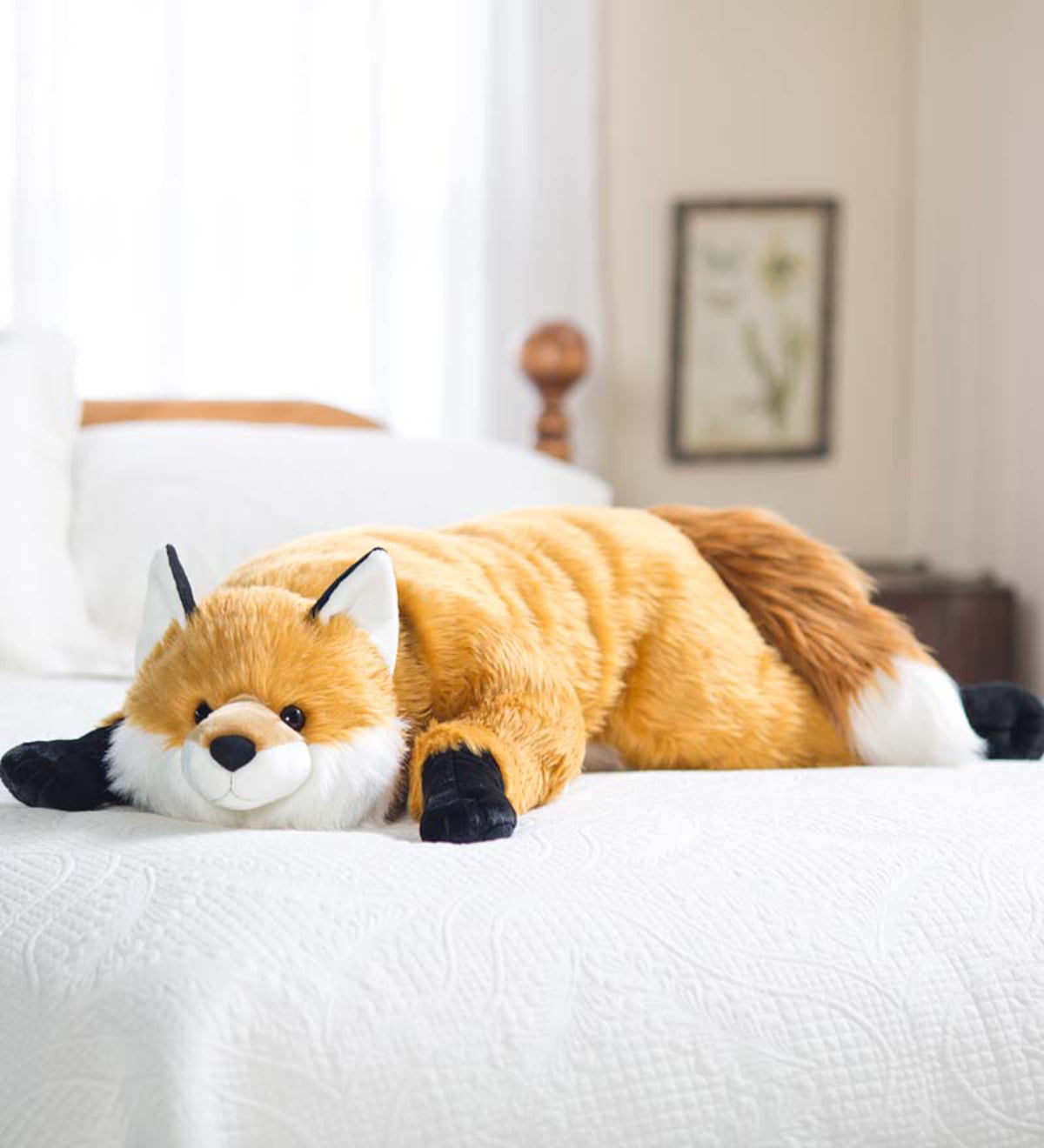 Fuzzy Fox Oversized Body Pillow 