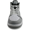 thumbnail image 4 of Men's Jordan 1 Mid LT Smoke Grey/White-Anthracite (554724 078) - 11, 4 of 7