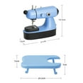 thumbnail image 5 of Pebbuoy Electric Sewing Machine with Expansion Board LED Light Design Fast Stitch Compact Portable US Plug DIY Clothes Curtains Sewing Machine, 5 of 7